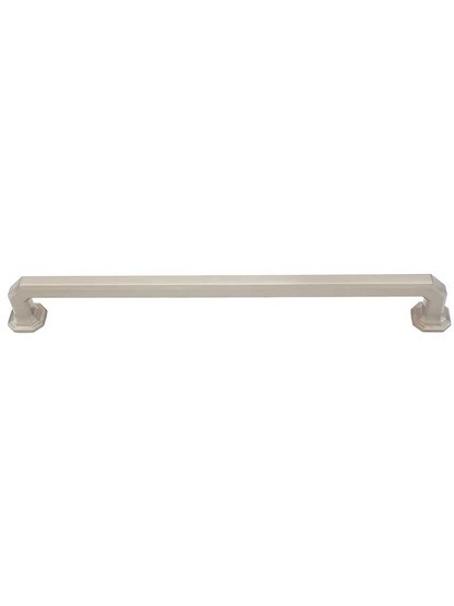 Emerald Drawer Pull - 12 inch Center-to-Center in Satin Nickel.